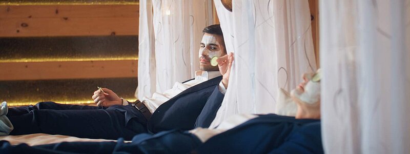 Unternehmer und Unternehmerin im SPA-Bereich