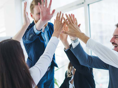 Team di persone in riunione